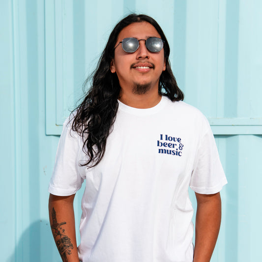 312 Music & Beer Tee, White